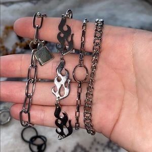 4 Chain Bracelets